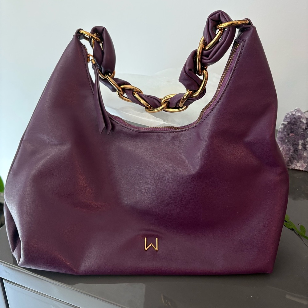 HOUSE OF WANT - Purple Hobo Shoulder Bag - Picture 3 of 3